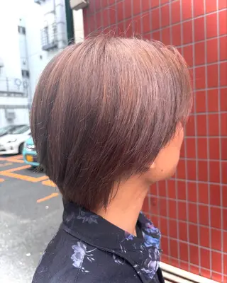 ショート 横浜/カラー/ 縮毛矯正/マサトのヘアスタイル