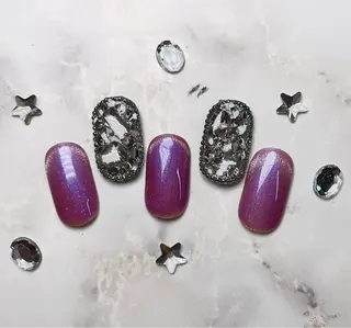 ネイル 🦄 💜のネイルデザイン