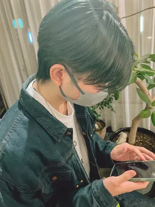 カラー メンズ sava所属・🌈ケアブリーチ🌈 おぐまなつきのヘアスタイル