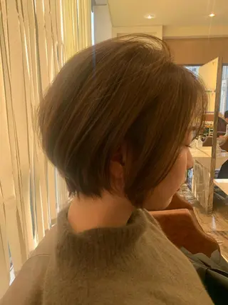 ショート LucksiMie ginza 明松のヘアスタイル
