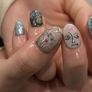 ネイル 個性派ネイル シノのネイルデザイン