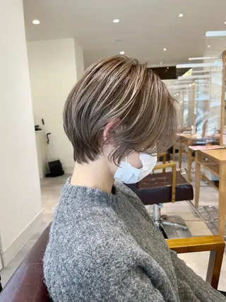 ショート カラー BLENDby happiness所属・KAORU/絹髪 /髪質改善/奈良のヘアスタイル