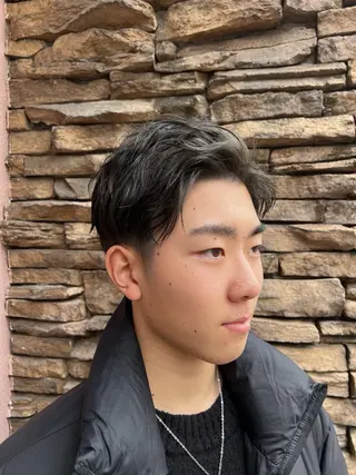 カラー メンズ keita💫暖色系 💫ハイトーン💫のヘアスタイル