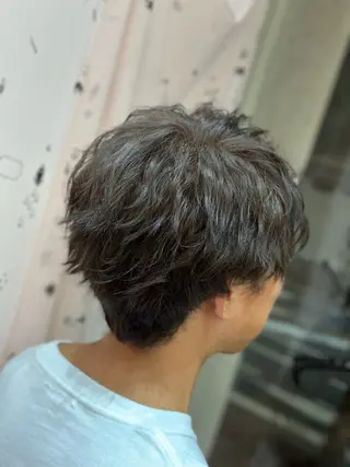 カラー ORANGE POP _HIBIKIのヘアスタイル