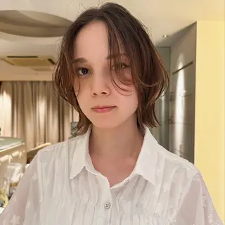 ショート モデル募集/山田蓮/ レイヤーボブのヘアスタイル