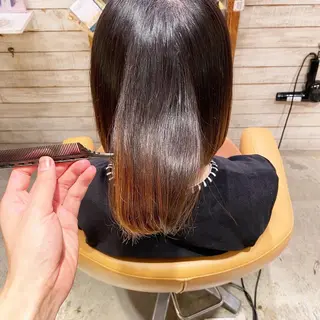 ミディアム パーマ 髪質改善 フルカワジュンタのヘアスタイル