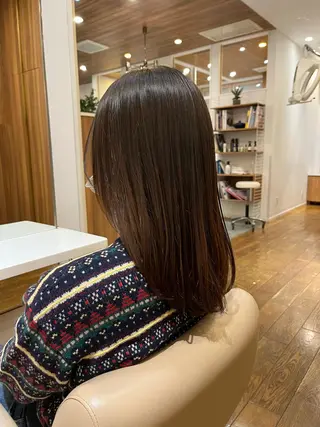 セミロング パーマ 門崎未依/レイヤー/ メンズカット🪿🌼のヘアスタイル