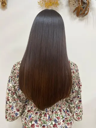 ロング パーマ 髪質改善・韓国ヘア 🤍中西麻友🤍のヘアスタイル