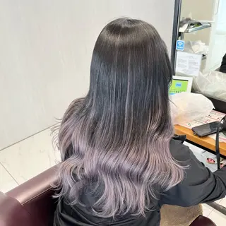 ロング りおな/エクステ /ミルクティーカラーのヘアスタイル