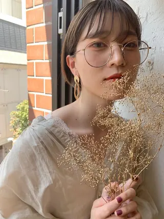 ショート カラー Fuuu《フゥ》所属・シノザキ シンゴのヘアスタイル