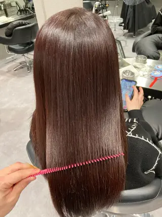 セミロング カラー 豊中/メンズ特化 岡田 龍之介のヘアスタイル