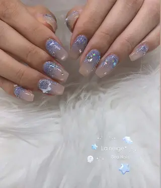 ネイル La neige* yuki 🥯🍑のネイルデザイン