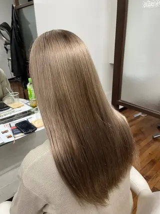 ロング ヘアメイクオレンジ　tre所属・隈本 崇真のヘアスタイル