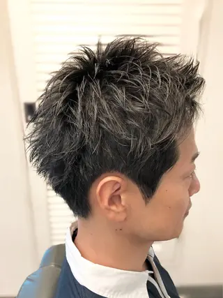 ショート メンズ スカイシープレイス所属・金田 和大のヘアスタイル