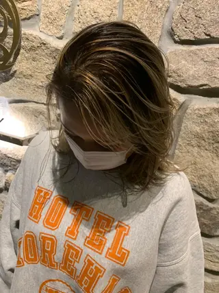 ミディアム カラー salonLEPIA 川嶋宏旭 栄 矢場町のヘアスタイル