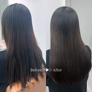 ロング ☘️透明感オリーブ ナミ☘️のヘアスタイル