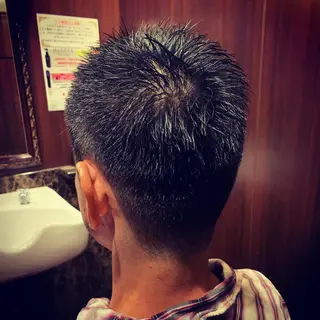 ショート ヘアアレンジ メンズ HIROGINZA ヒロ銀座 青山所属・マツオ リュウホウ🐉のヘアスタイル