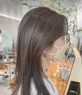 ミディアム カラー joli【ジョリ】所属・mayu ☺︎のヘアスタイル