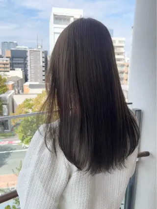 セミロング 園田 渉 ◤SHIKIO◢のヘアスタイル