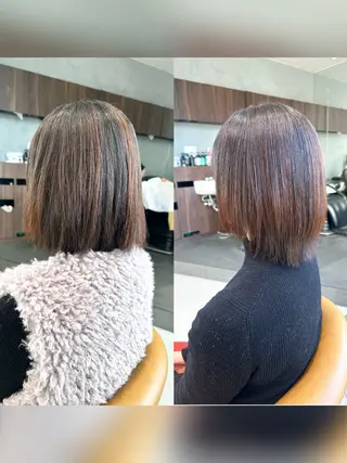 セミロング FORTE MiLA 新居尚志のヘアスタイル