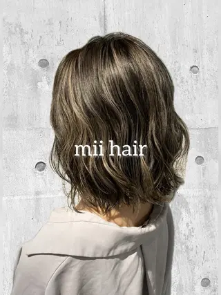 ミディアム カラー Miku❇️ フェイスレイヤーのヘアスタイル