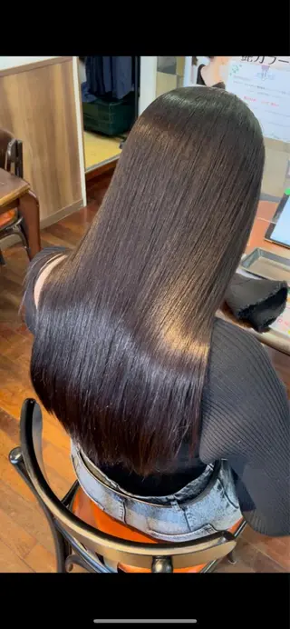 ロング パーマ 福見 美保のヘアスタイル