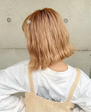 ミディアム カラー コノカ/暖色カラー/ 透明感カラーのヘアスタイル