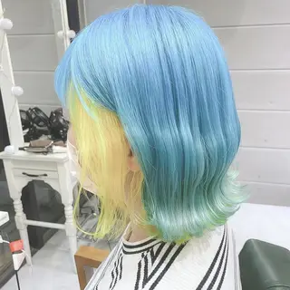 ミディアム カラー Days 透明感カラーのヘアスタイル