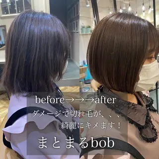 ショート ボブ韓国風レイヤー 髪質改善/畠中ケントのヘアスタイル