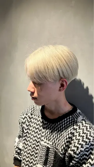 カラー メンズ 長瀬 友唯のヘアスタイル