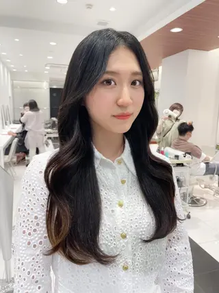 ロング BiBi 武田 あやのヘアスタイル