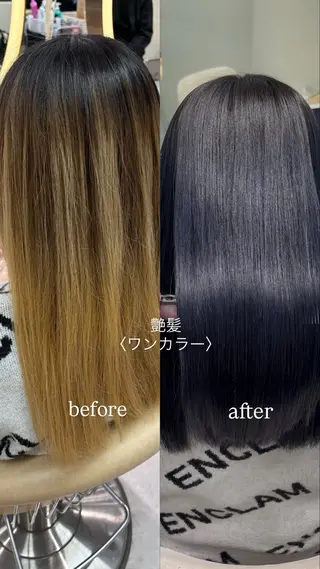 ロング カラー Lond Melia所属・あいり／艶髪 、透明感カラー🩶のヘアスタイル