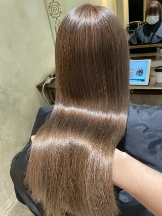 ロング カラー 🌈髪質改善💕 縮毛矯正✨青木まで✨のヘアスタイル