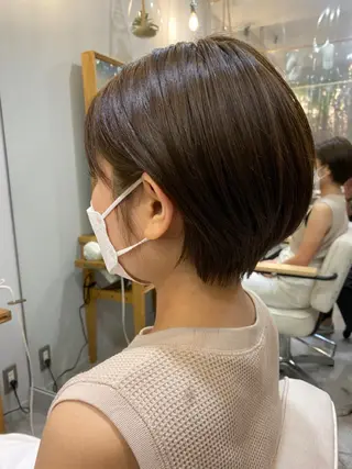 ショート 🌈ショートボブ⚪︎ 暖色🌈村山武史のヘアスタイル