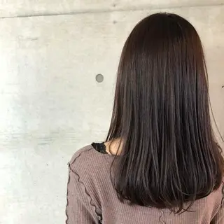 セミロング カラー nagisa /縮毛矯正のヘアスタイル