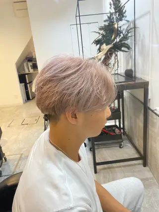 ショート カラー メンズ 田中 昴輝のヘアスタイル