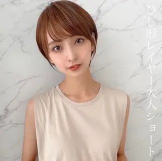 ショート LOREN 自由が丘所属・🩵藤間 妃南🩵のヘアスタイル
