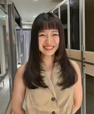 ロング カラー ヘアアレンジ 艶髪/レイヤーカット 🐣misakiのヘアスタイル