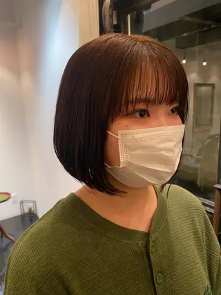 ミディアム NATSUKI😸 ✂︎南森町美容室のヘアスタイル