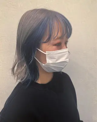 セミロング カラー 🩵ANELA東口 齋藤琴音💚のマツエク・マツパデザイン