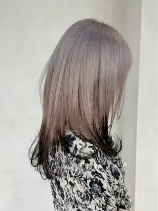 カラー 姫夏 /ハイトーン艶髪🎀のヘアスタイル