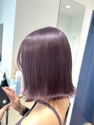 ミディアム 💛NOZOMI💛 ハイトーンカラーのヘアスタイル