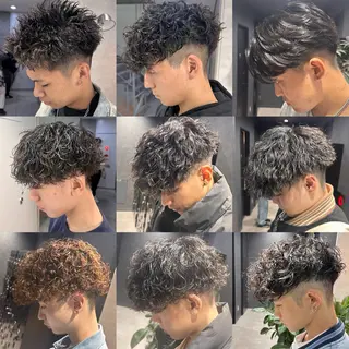 ショート パーマ メンズ 【メンズサロン】 BLUCK 横浜のヘアスタイル