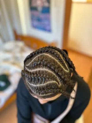 ショート ヘアアレンジ メンズ ブラックヘア🧜‍♂ 😈itsuki👿のヘアスタイル