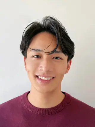 ミディアム パーマ メンズ メンズパーマ/ メンズカット/平木のヘアスタイル