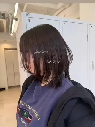 ミディアム Miku❇️ フェイスレイヤーのヘアスタイル