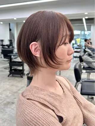 ショート ボブカット/ 尾崎龍聖のヘアスタイル