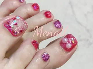 ネイル 🤍POP可愛い🧸 Menailのネイルデザイン