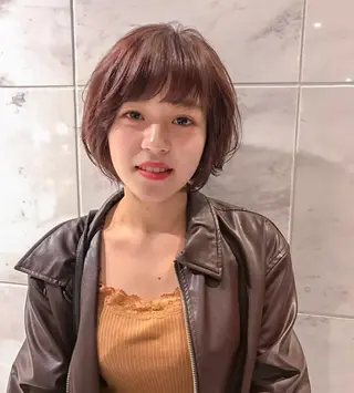 ショート カラー オブヘア鷺沼所属・立石 タテイシのヘアスタイル