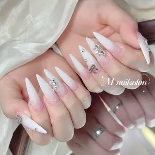 ネイル M🌷nail 長さだし専門店のネイルデザイン